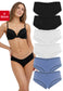 Fabio Farini 6er-Pack Damen Baumwoll Slips Pantys mit Spitze