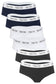 Fabio Farini 6er Pack Damen Hipster Slips mit Bund