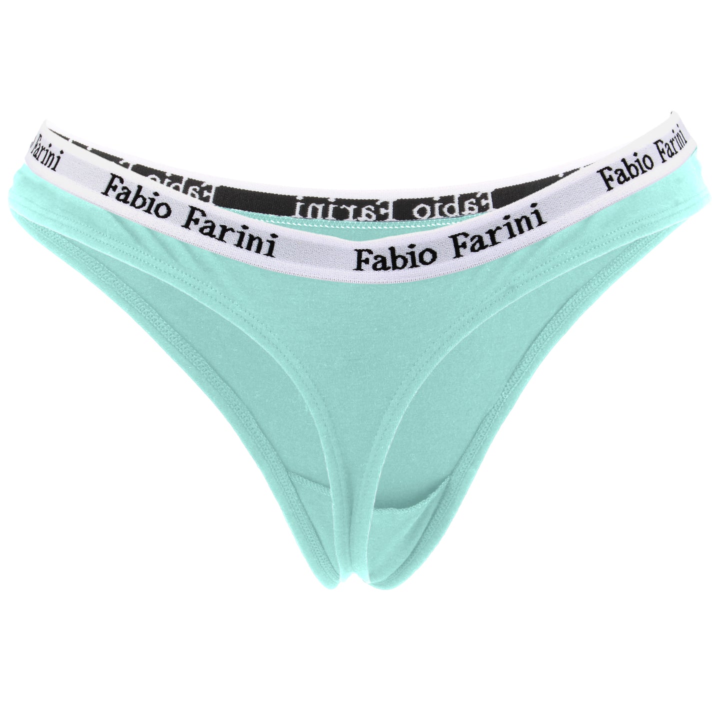 Fabio Farini 6er Pack Damen Strings mit Bund