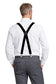 Fabio Farini verschiedene Farben schmaler Hosenträger X-Form für Herren verstellbare Länge