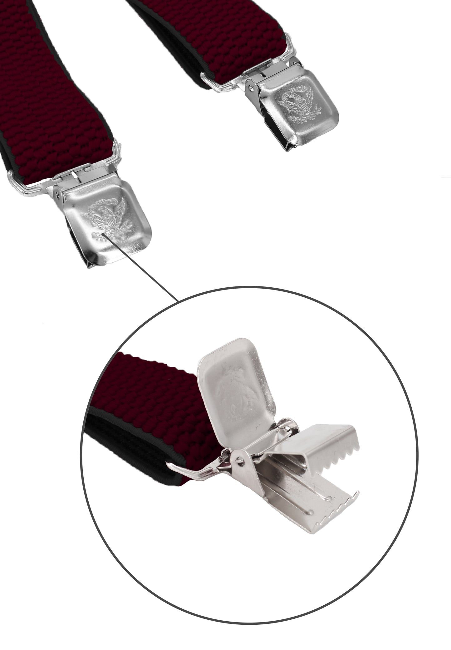 Fabio Farini Herren Hosenträger Set 4cm X Form mit Passender Fliege