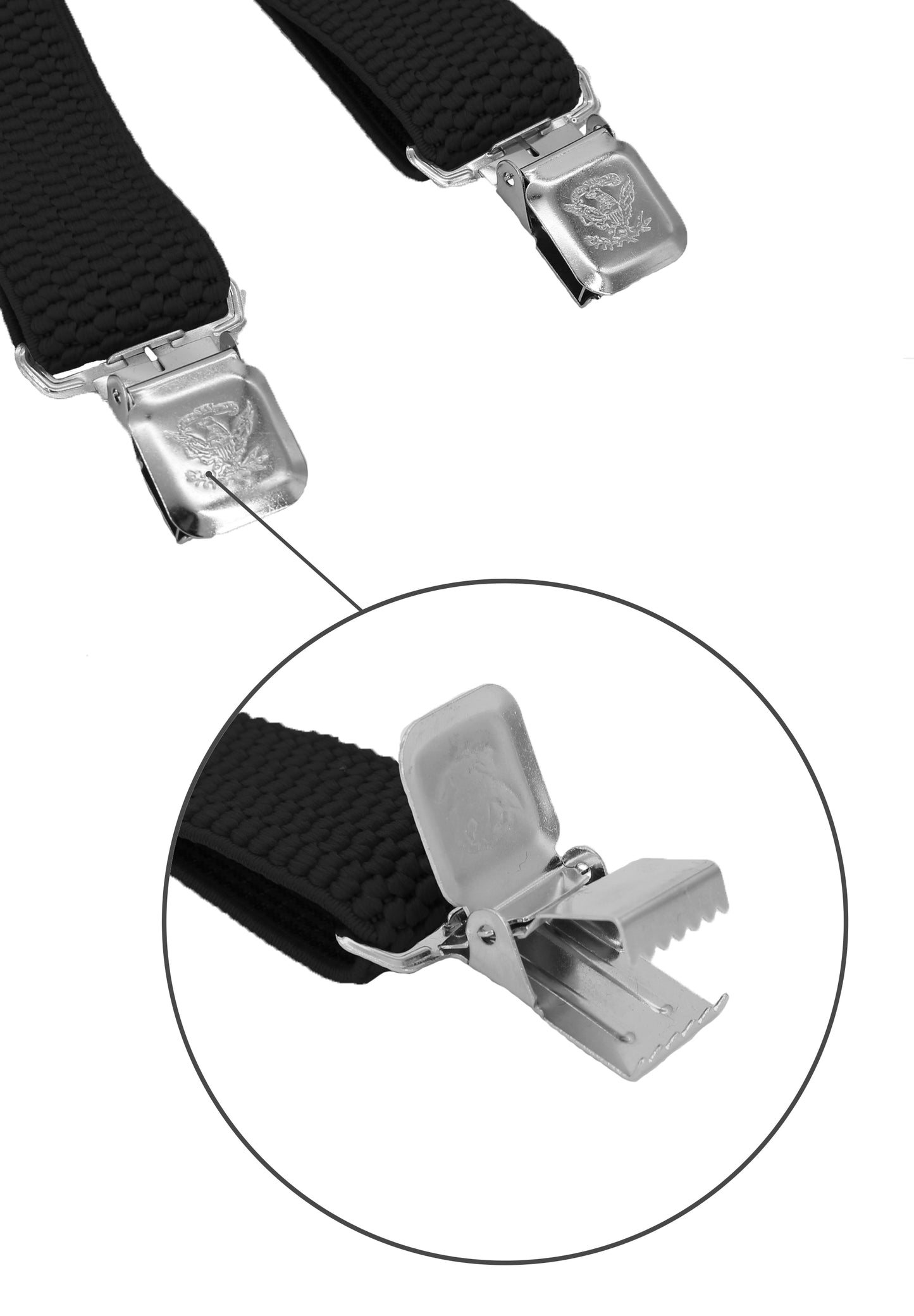 Fabio Farini Herren Hosenträger Set 4cm X Form mit Passender Fliege