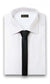 Schlips Krawatte Krawatten Binder 3cm schwarz uni Fabio Farini