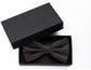 Fliege schwarz uni feine Struktur edle Schleife Fabio Farini casual Querbinder