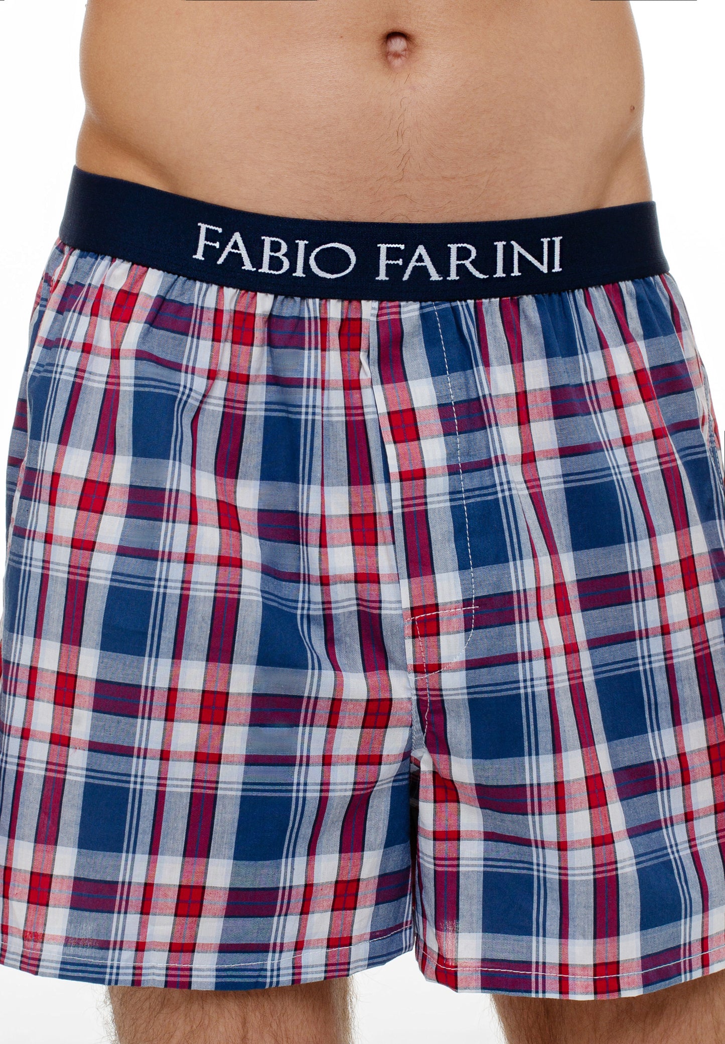 Fabio Farini Webboxershorts aus 100% Baumwolle