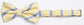 Fliege gelb hellblau gestreift Schleife Streifendesign Fabio Farini Querbinder