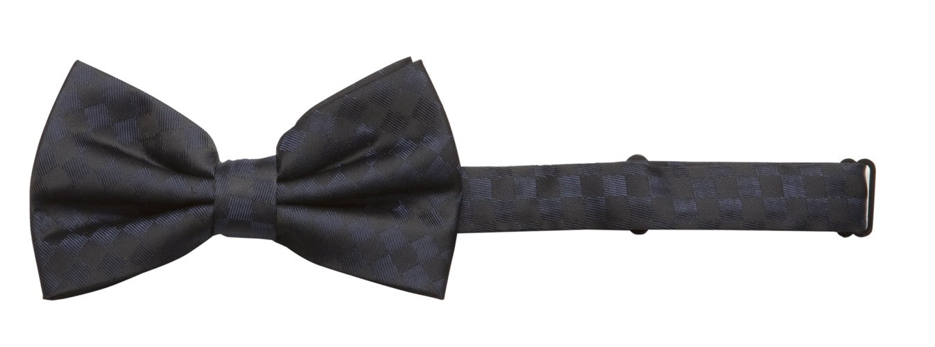 Fliege schwarz blau kariert Schleife Karomuster Fabio Farini casual Querbinder
