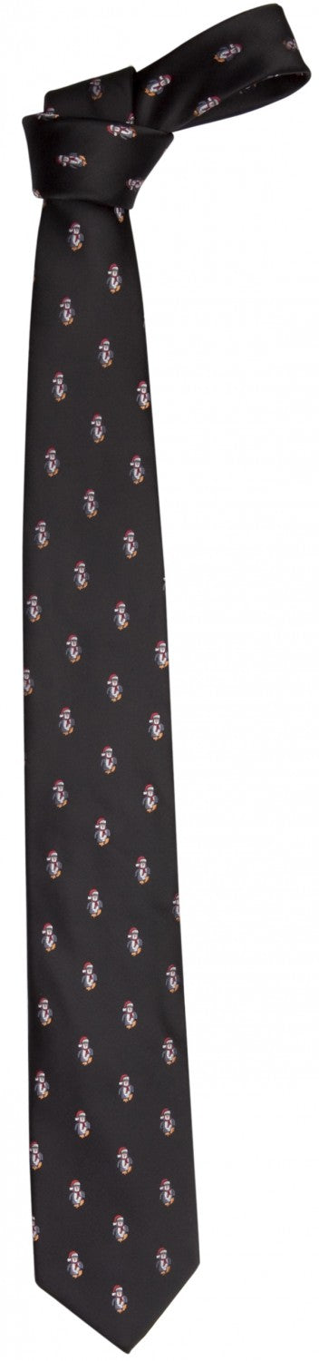 Schlips, Krawatte, Krawatten, Binder, 8cm, schwarz, Weihnachten, Fabio Farini