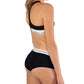 Sportliches Set Damen Panty und BH mit Racerback