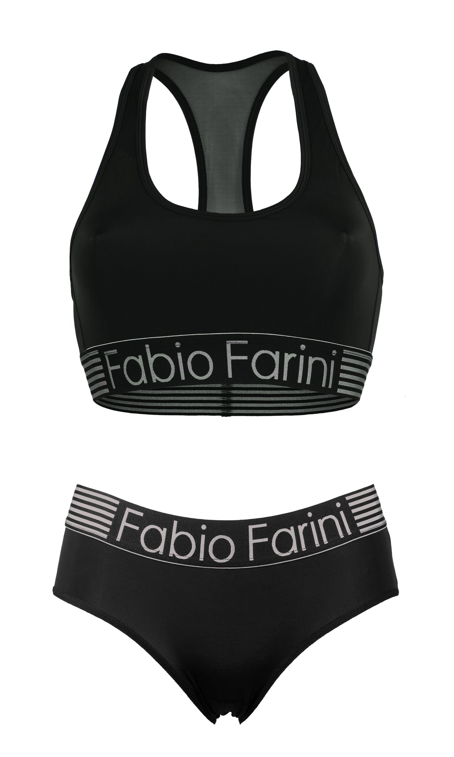 Fabio Farini Sport Set Damen mit Racerback BH und Panty