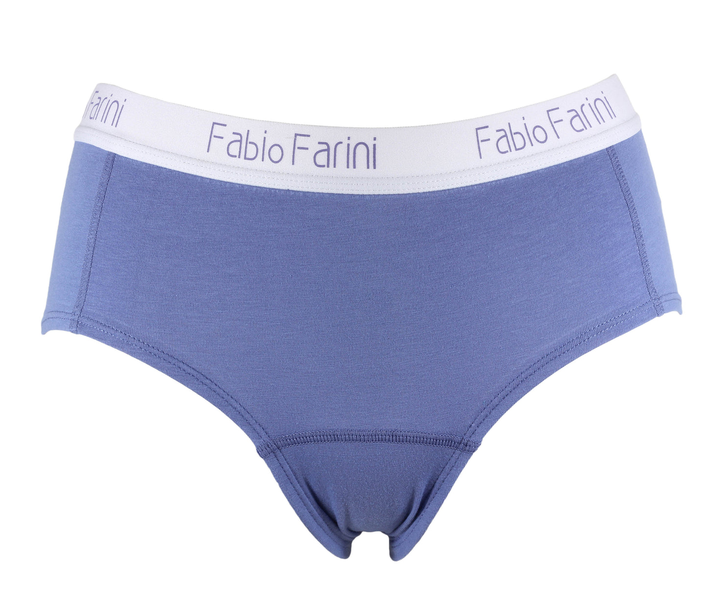 Fabio Farini 6er Pack Damen Hipster Slips mit Bund