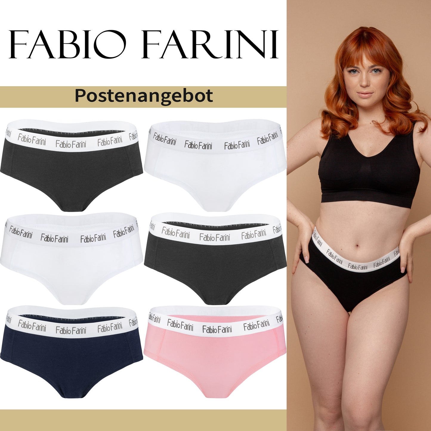 Lot offer: 300 pcs women’s cotton panties