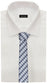 Schlips Krawatte Krawatten Binder 6cm blau weiß kariert Fabio Farini