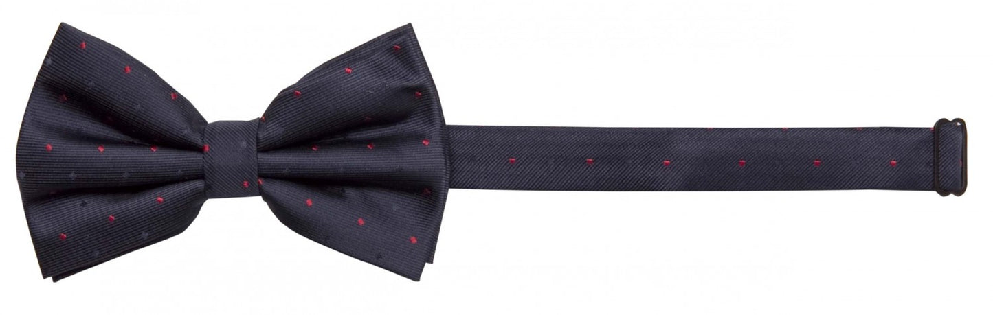 Fliege Blau schwarz rot kariert Fabio Farini