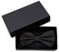 Fliege schwarz elegant Fabio Farini Quadrate leuchtend royal blau Rautenmuster