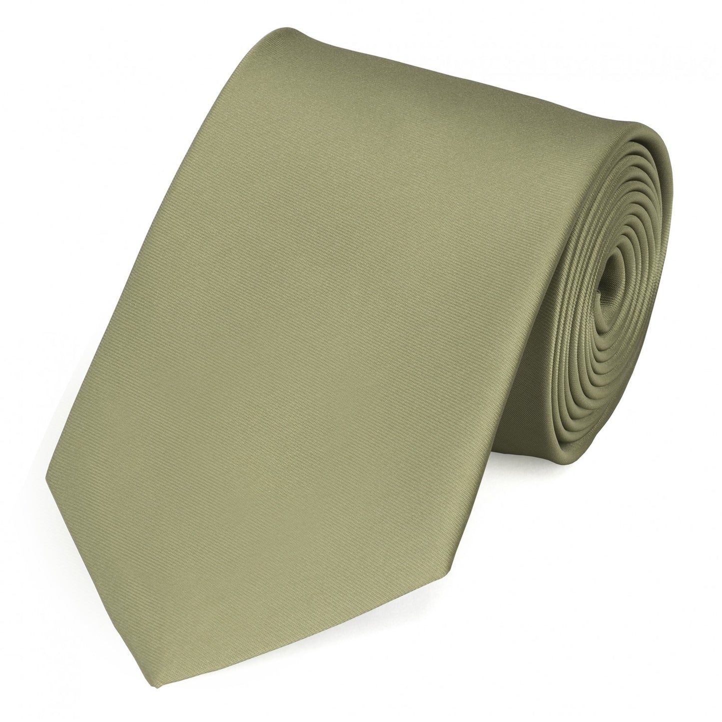 Schlips Krawatte Krawatten Binder 8cm grün lindgrün uni Fabio Farini