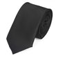 Schlips Krawatte Krawatten Binder 6cm schwarz Denimlook uni Fabio Farini
