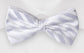 Fliege weiß gestreift uni Hochzeit Glanz Schleife Fabio Farini edler Querbinder