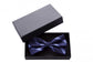 Fliege navy hellblau gestreifte edle Glanz Schleife Fabio Farini Querbinder