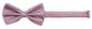 Fliege grau rosa kariert edler Glanz Schleife Fabio Farini Karomuster Querbinder
