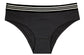 Fabio Farini 4er Pack Damen Hipster Slips mit Bund aus 95% Baumwolle