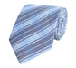 Schlips Krawatte Krawatten Binder 8cm blau kariert Fabio Farini