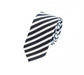 Schlips Krawatte Krawatten Binder 6cm schwarz grau gestreift Fabio Farini